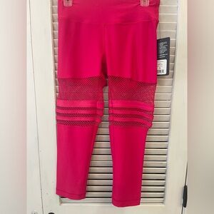 90 Degree By Reflex Hot Pink Fishnet Leggings